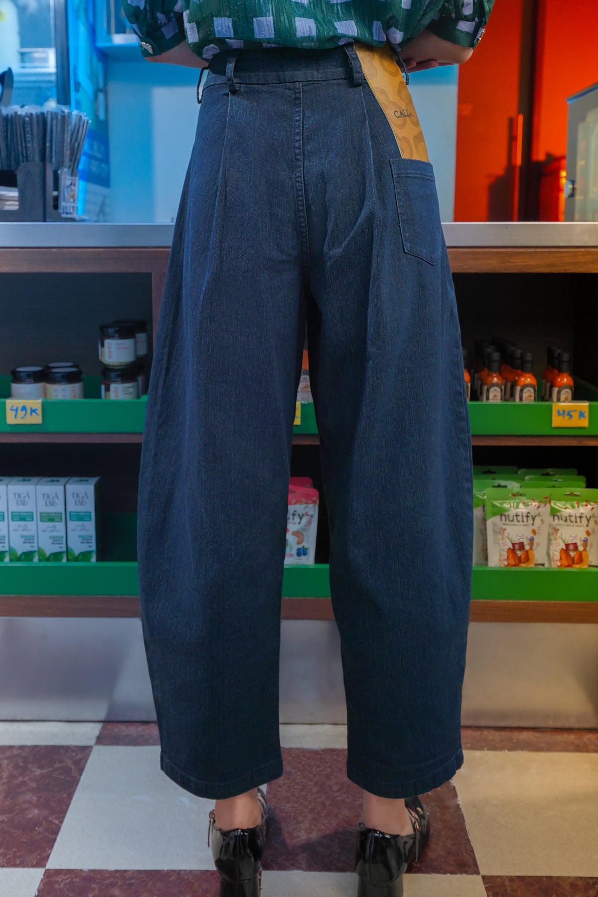 Adelyn Denim Pants - Oxford Blue