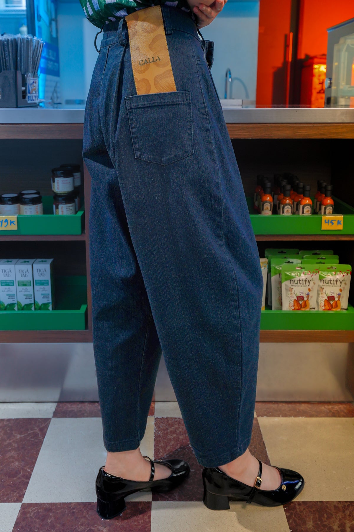 Adelyn Denim Pants - Oxford Blue