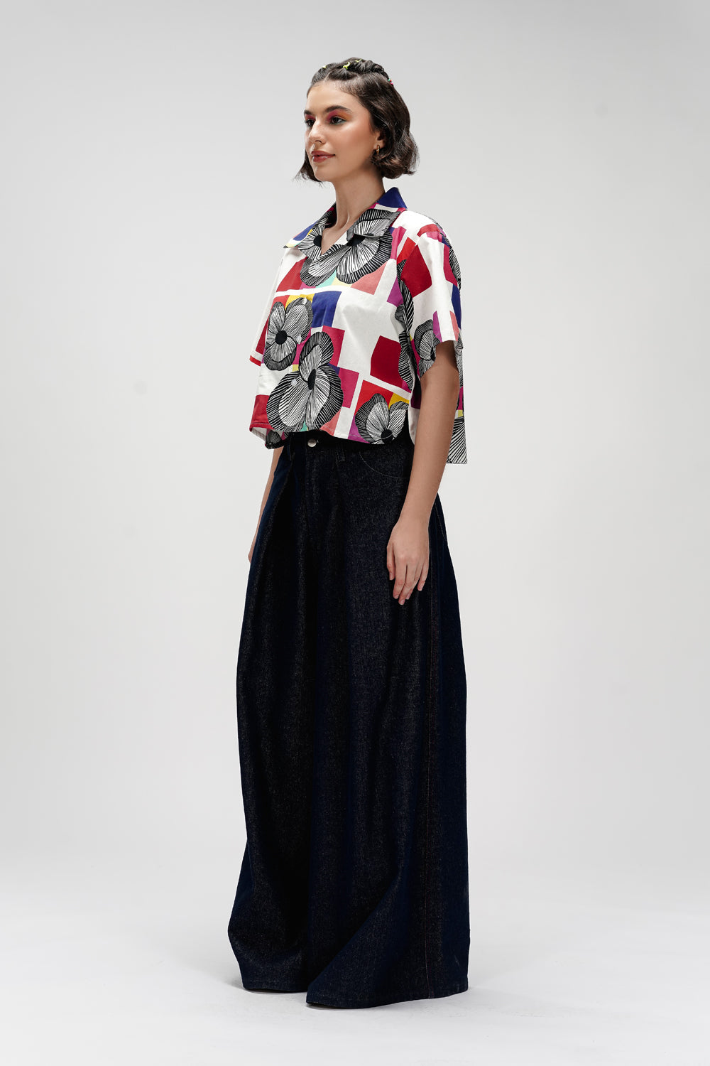 Alexa Crop Shirt - Lollipop