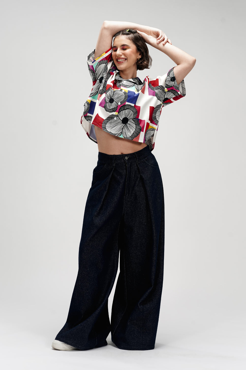 Alexa Crop Shirt - Lollipop
