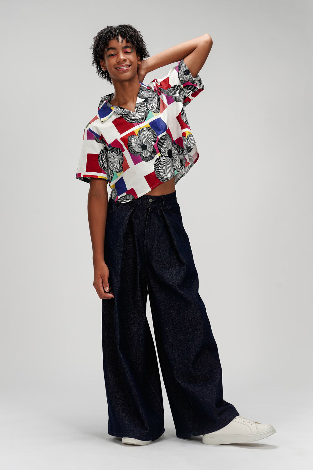 Alexa Crop Shirt - Lollipop