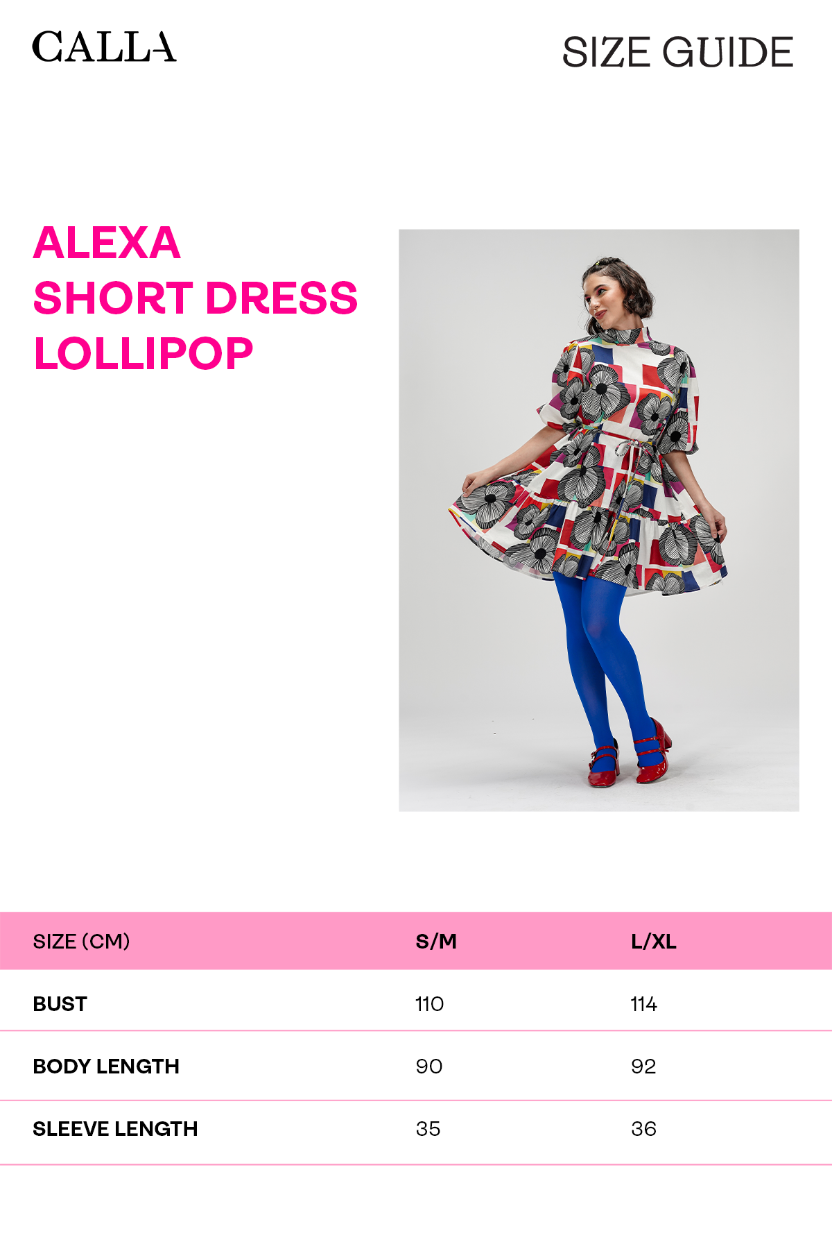 Alexa Short Dress - Lollipop