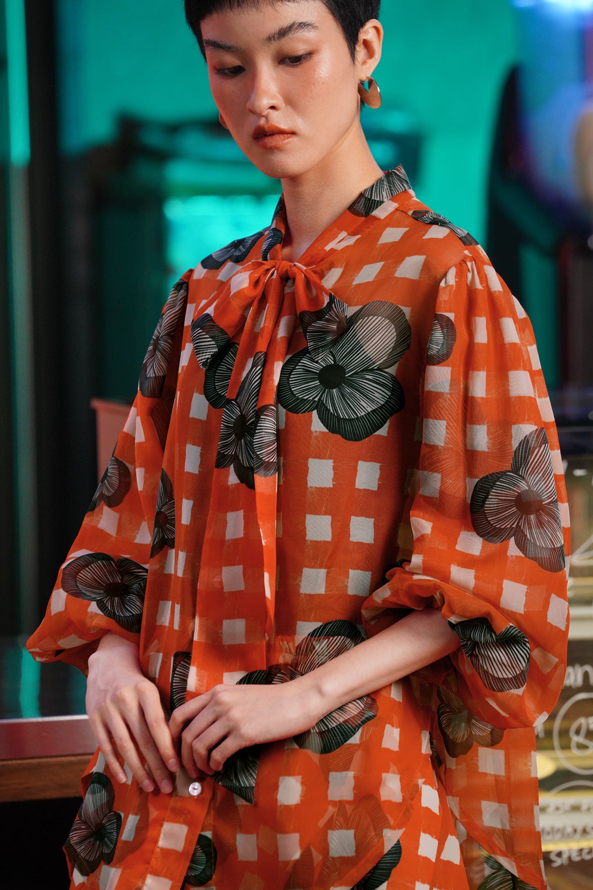 Aurea Sheer Shirt - Dawn