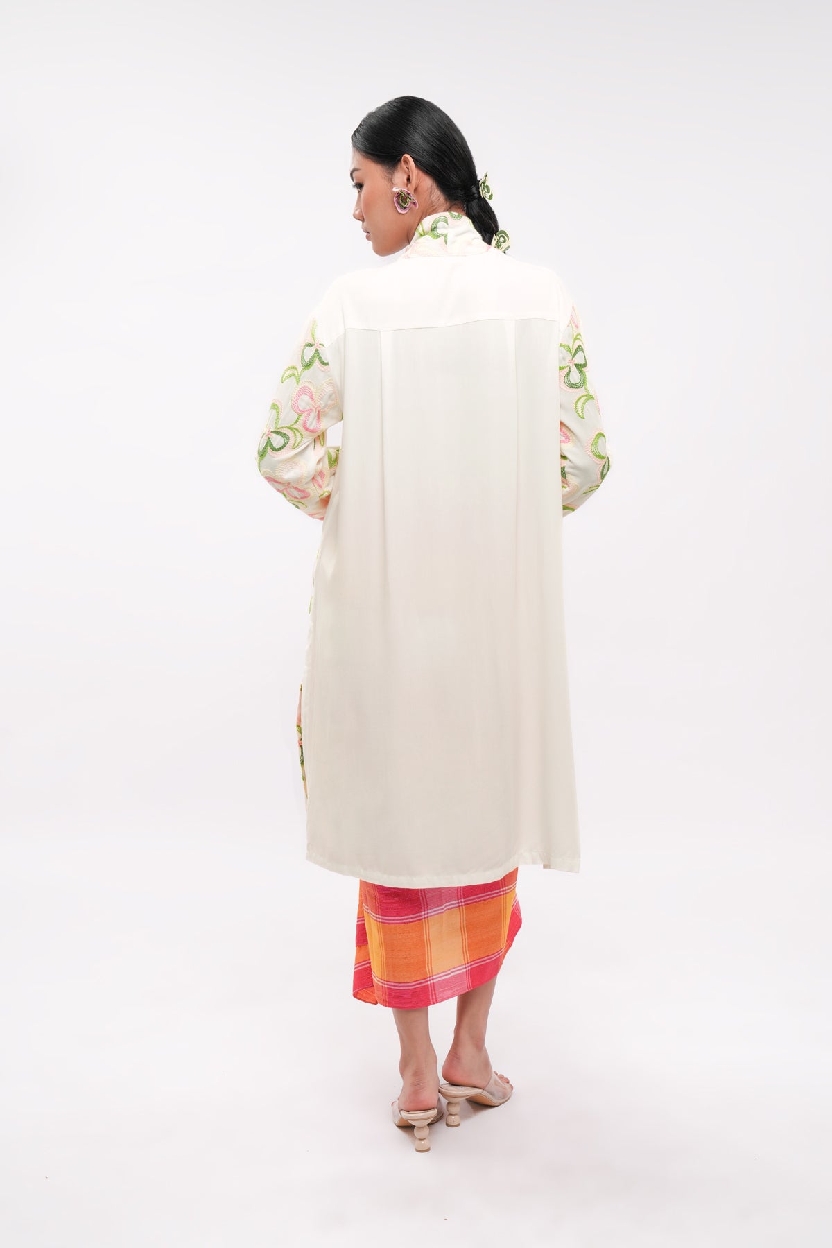 Averin Embroidery Tunic - Milk