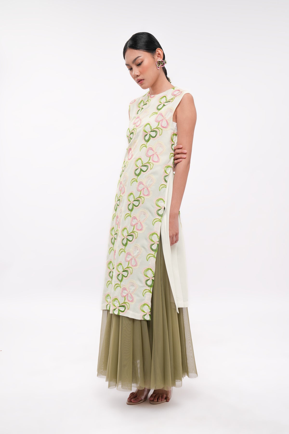 Averin Sleeveless Tunic - Milk