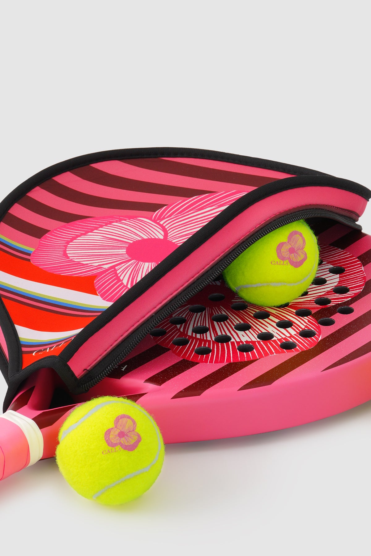 Blooming Pansy Padel Racket Cover