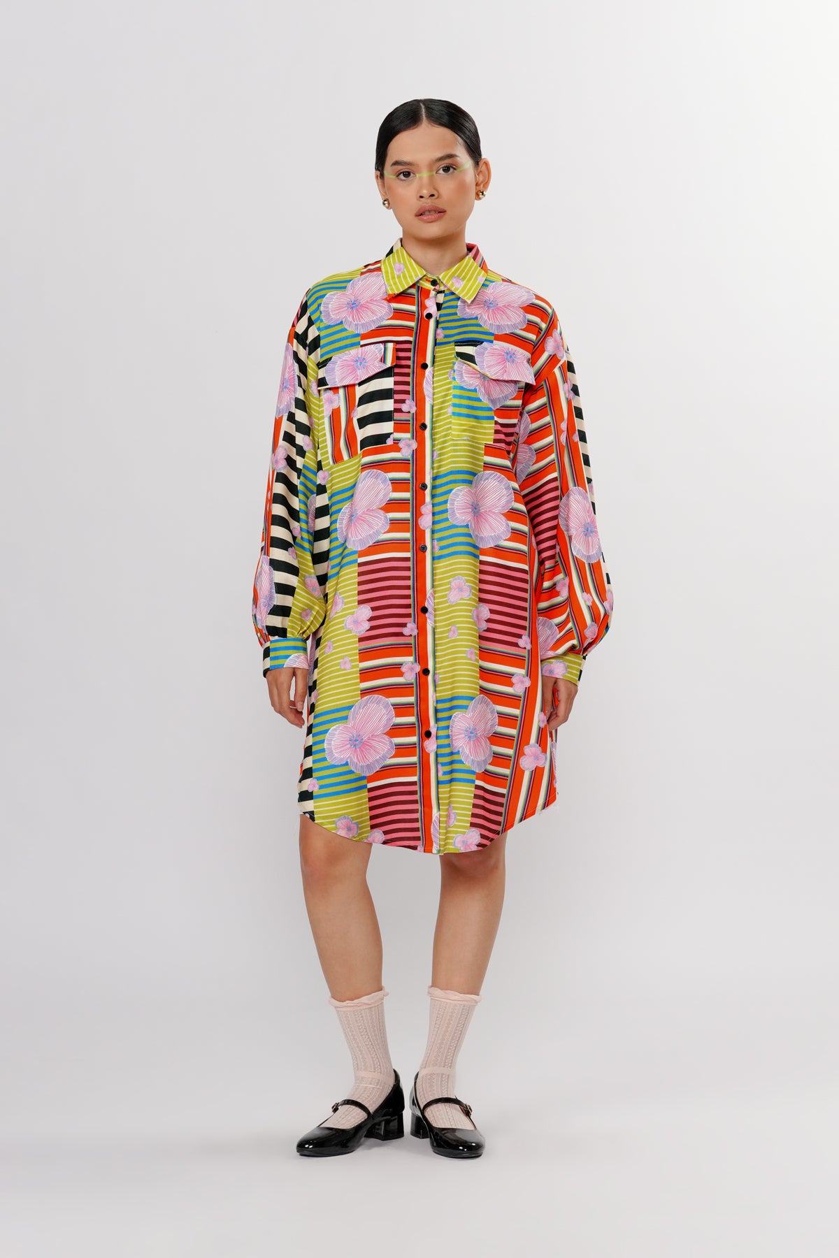 Bloomscape Long Shirt - Vibrant