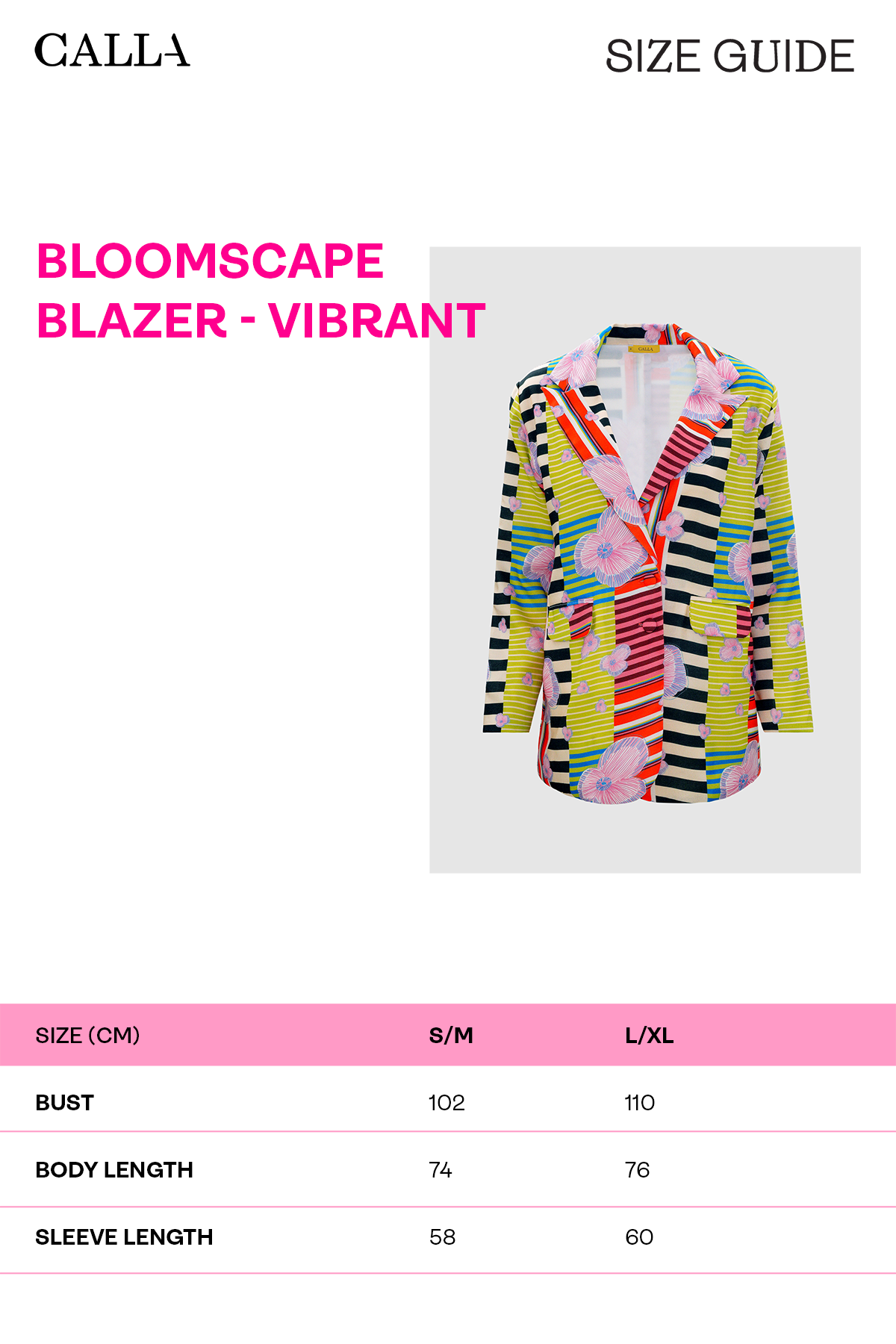 Bloomscape Blazer - Vibrant