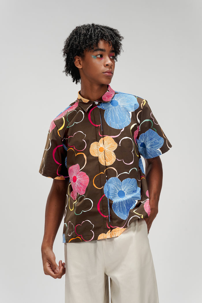 Daniella Long Shirt - Truffle