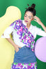 CALLA X OLAHARIKA ANEMONE CROSS BODY RUFFLE VEST
