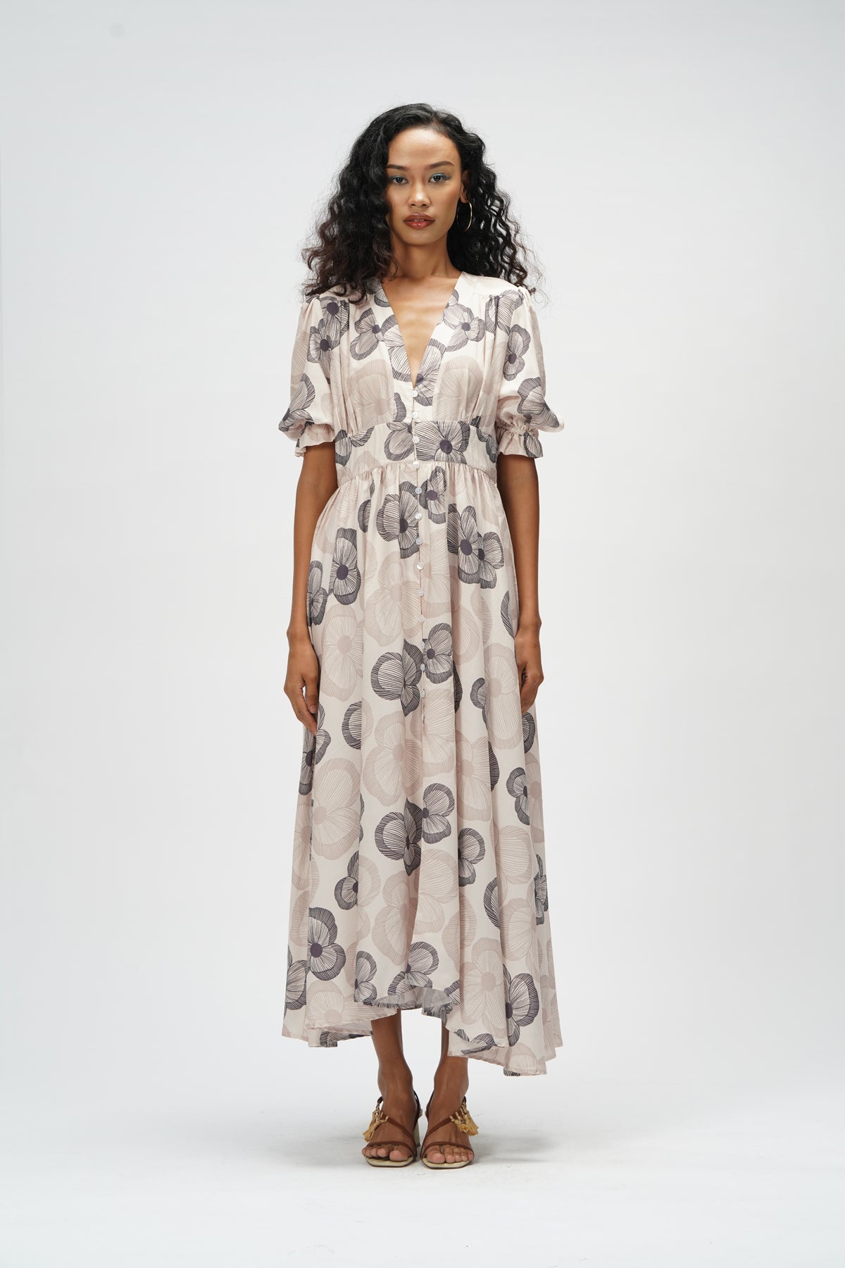 Chloe Midi Dress - Ash