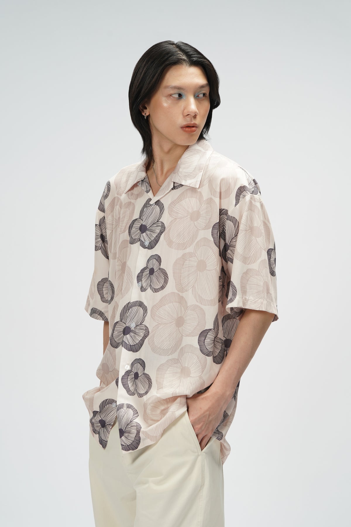 Chloe Tencel Shirt - Ash