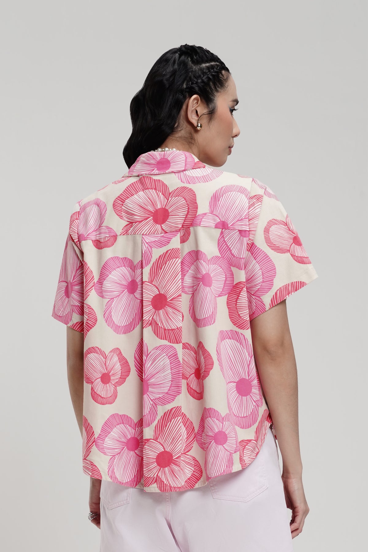 Cinta Corduroy Shirt - Pink