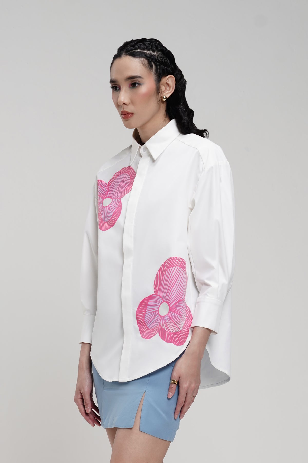 Cinta Long Shirt - Pink