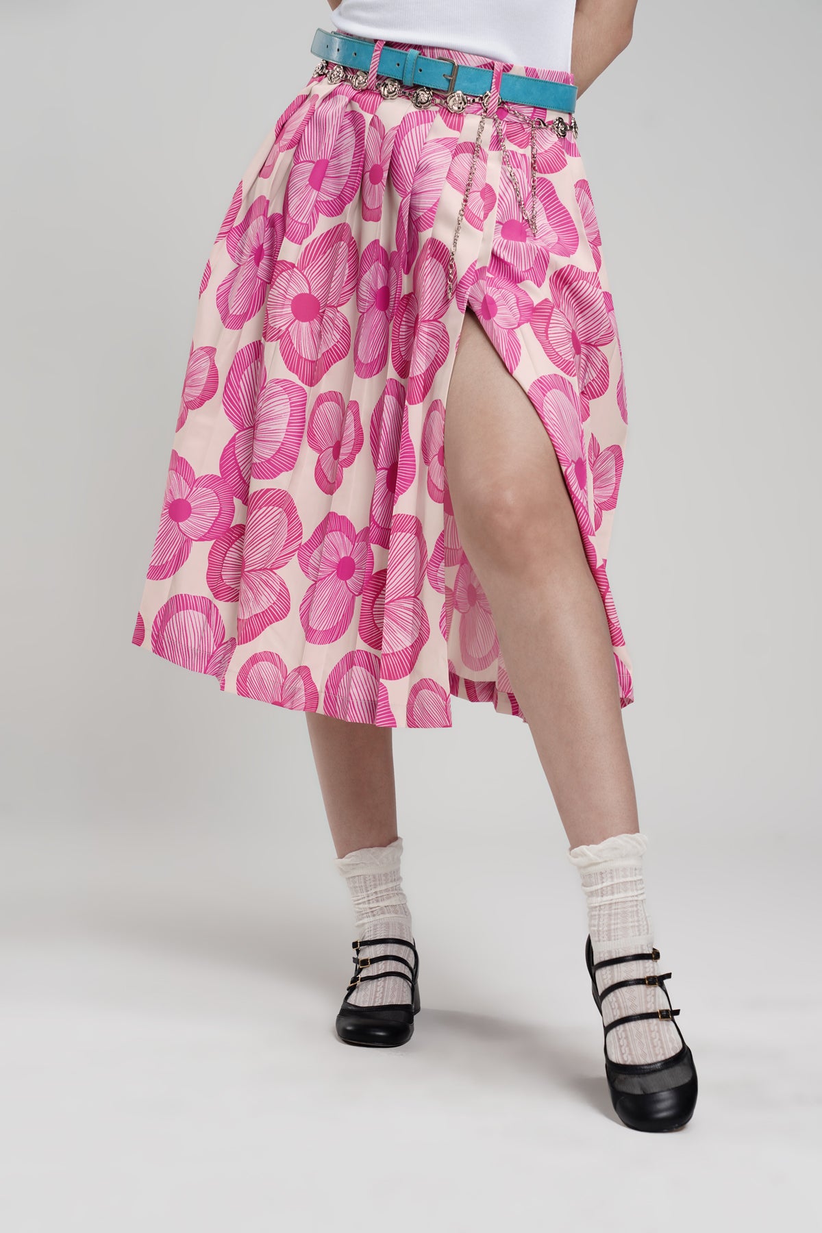 Cinta Pleated Skirt - Pink