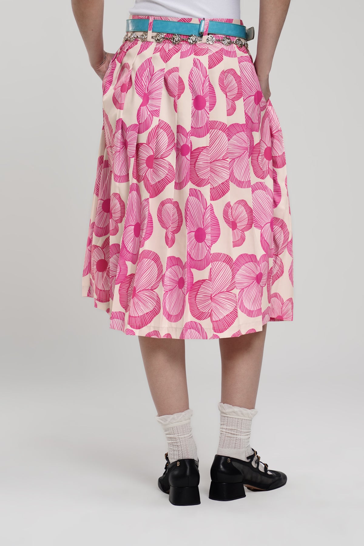 Cinta Pleated Skirt - Pink