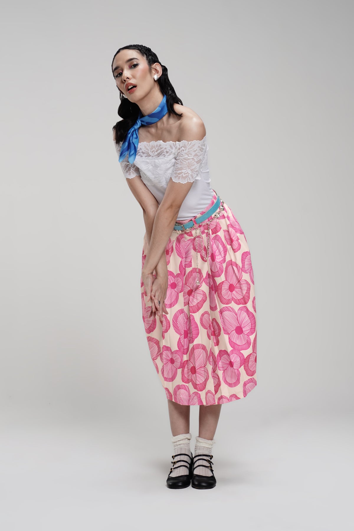 Cinta Pleated Skirt - Pink