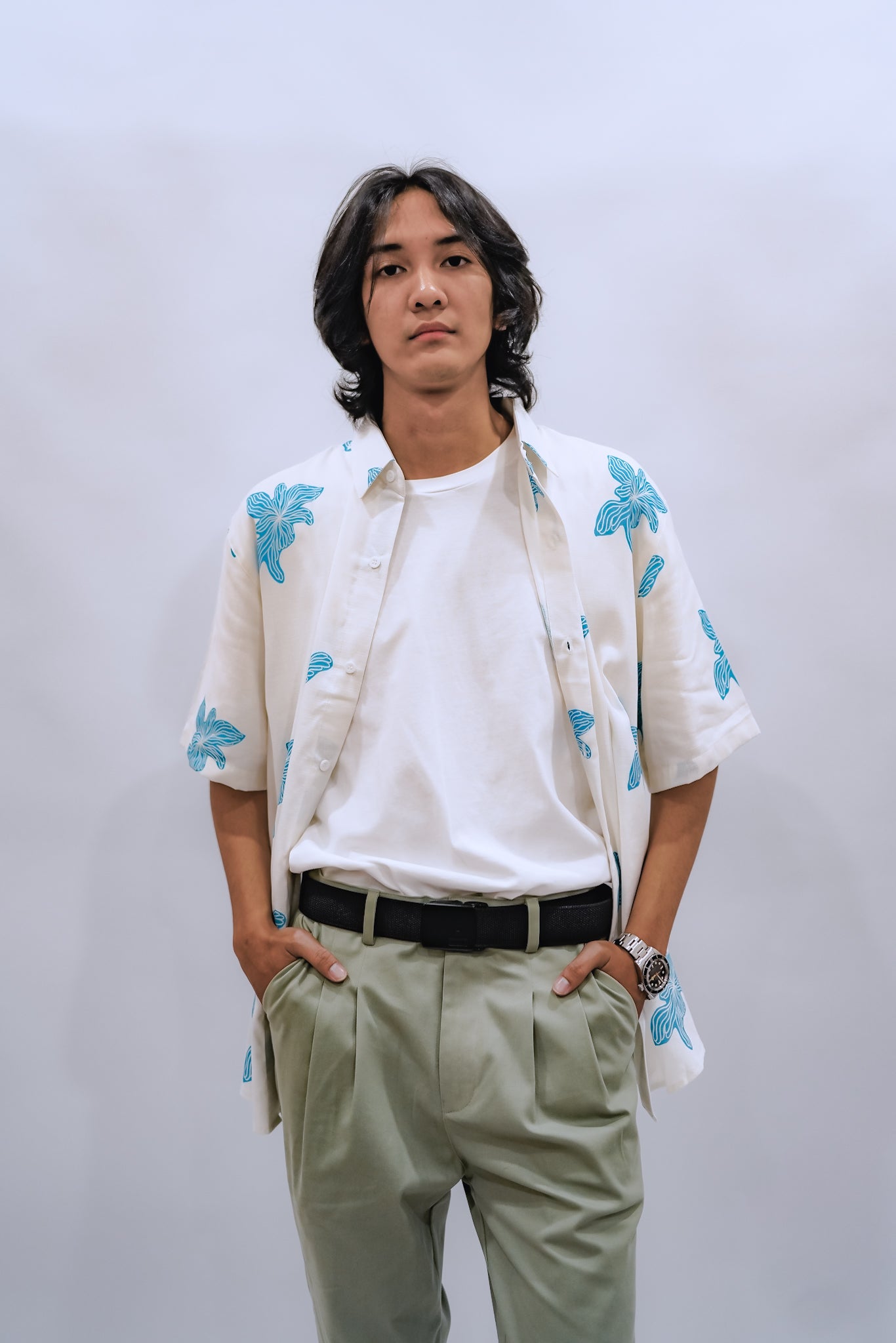 AME LINEN SHIRT WHITE