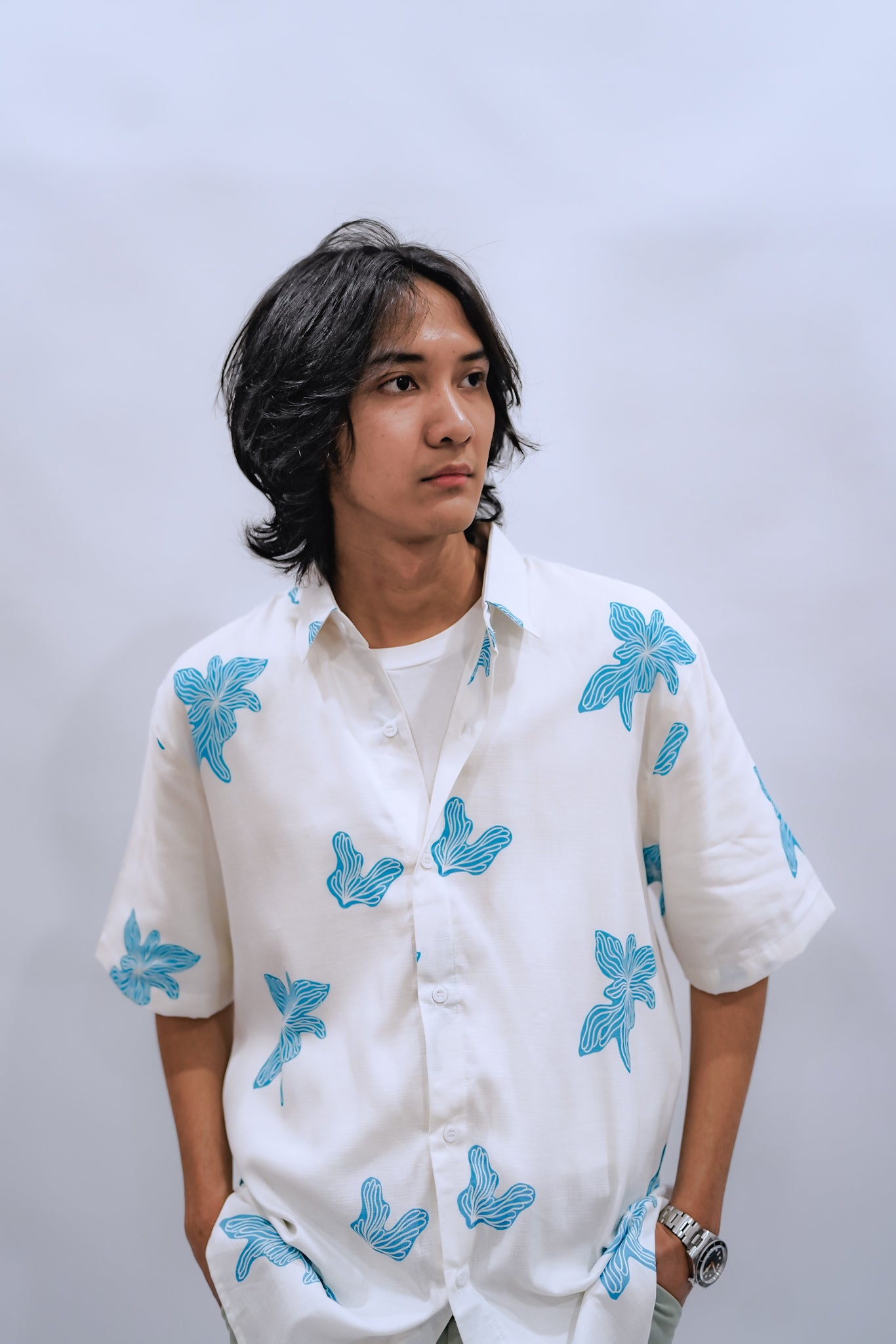 AME LINEN SHIRT WHITE