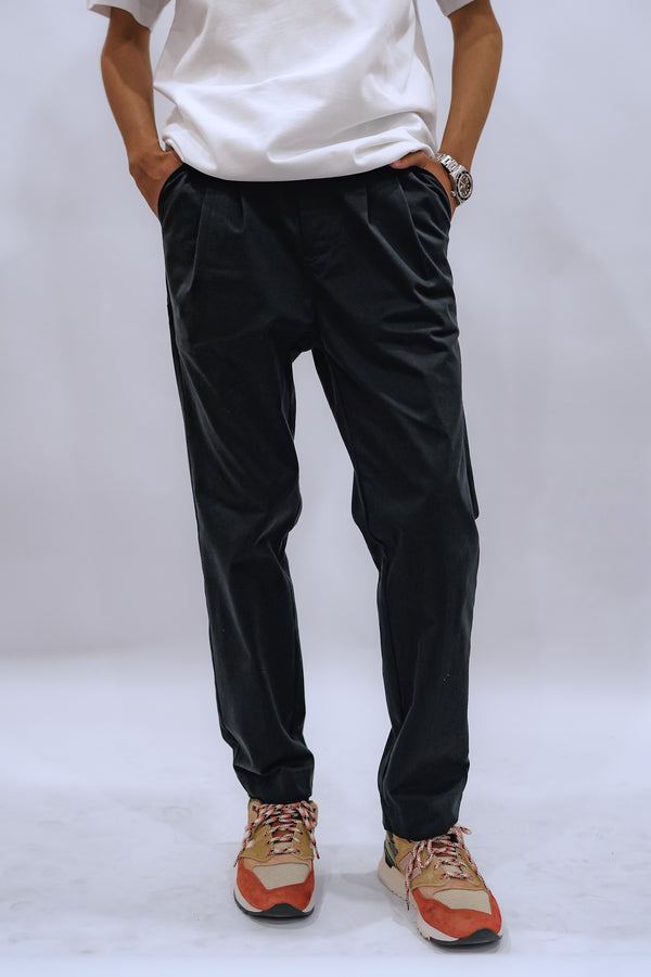AME DOUBLE PLEATED PANT BLACK