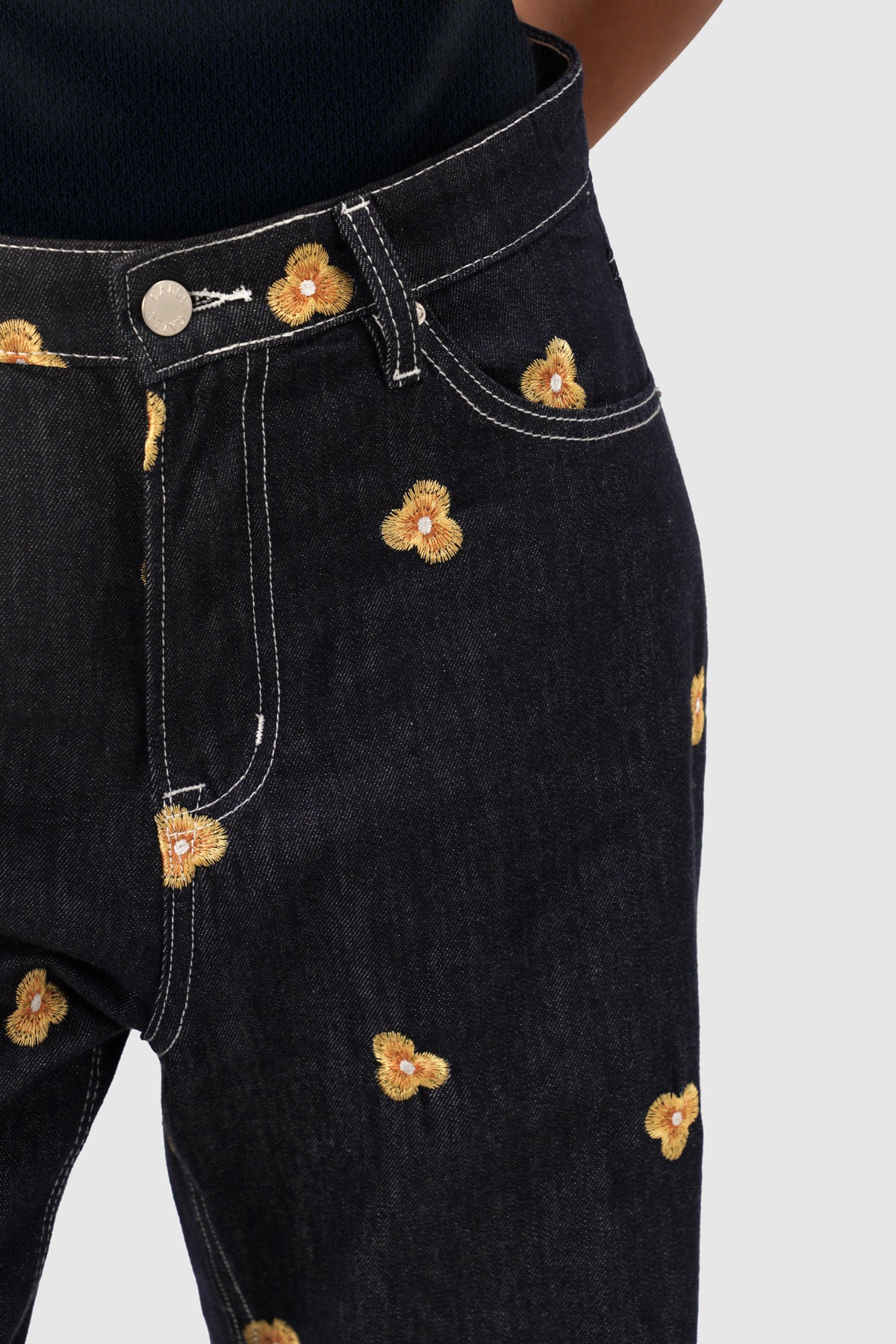 Daphne High Waist Bootcut Jeans - Swarthy