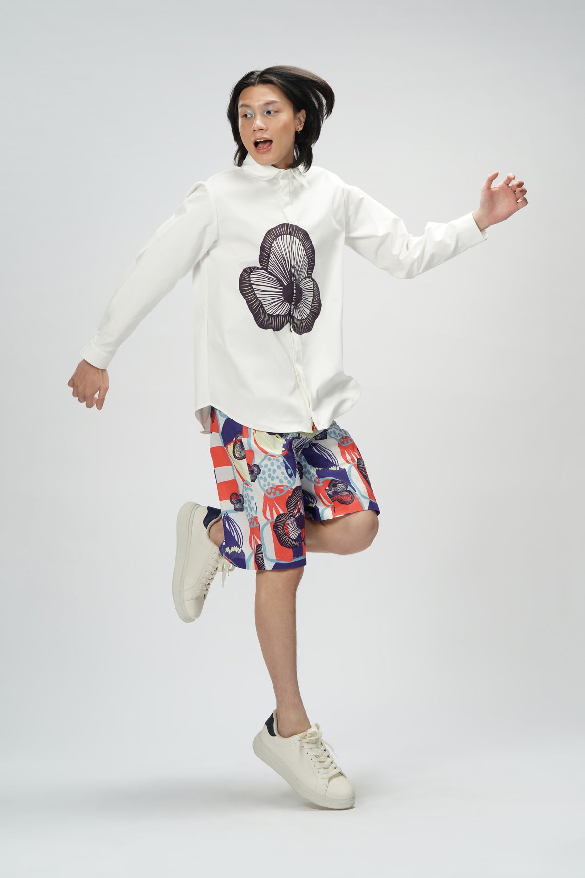 Dayna Long Shirt - Plum