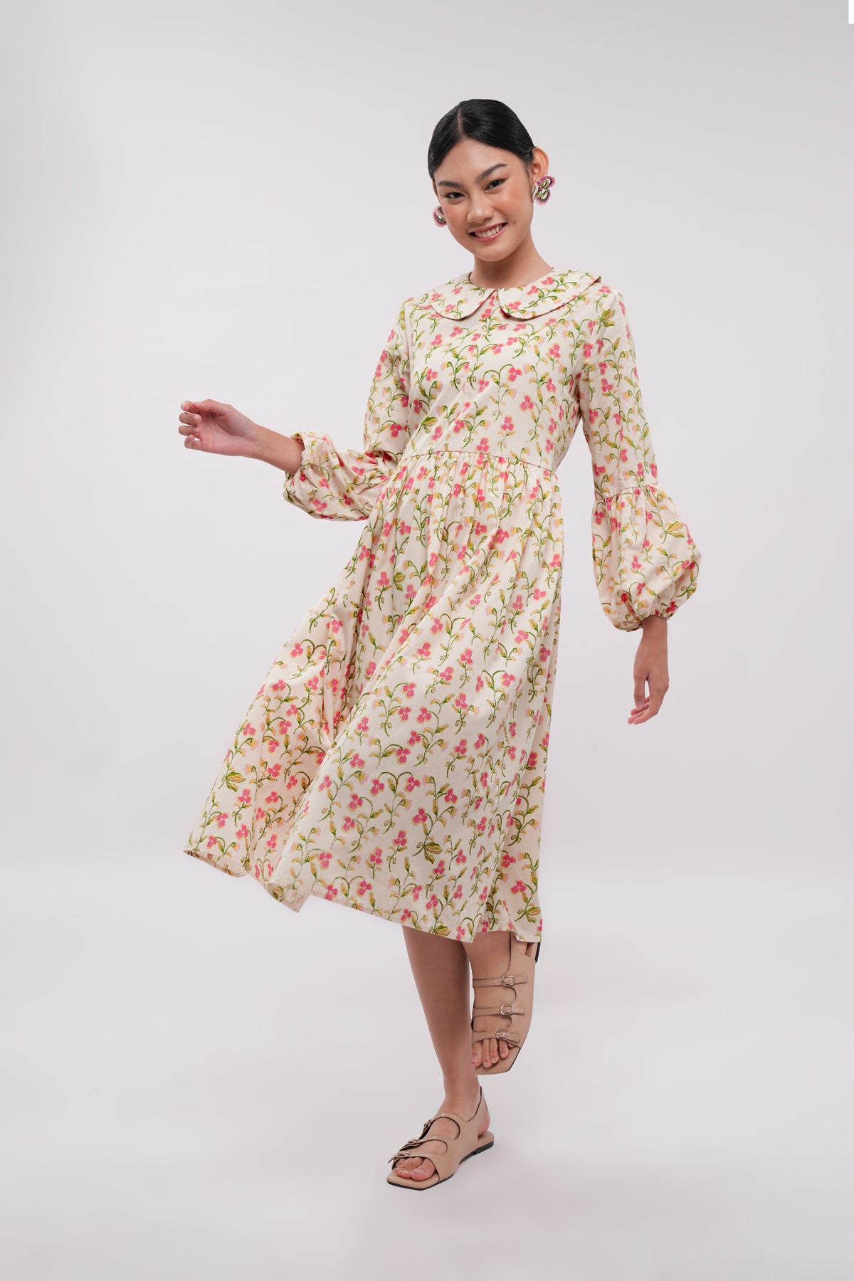 Elois Tiered Dress - Garten