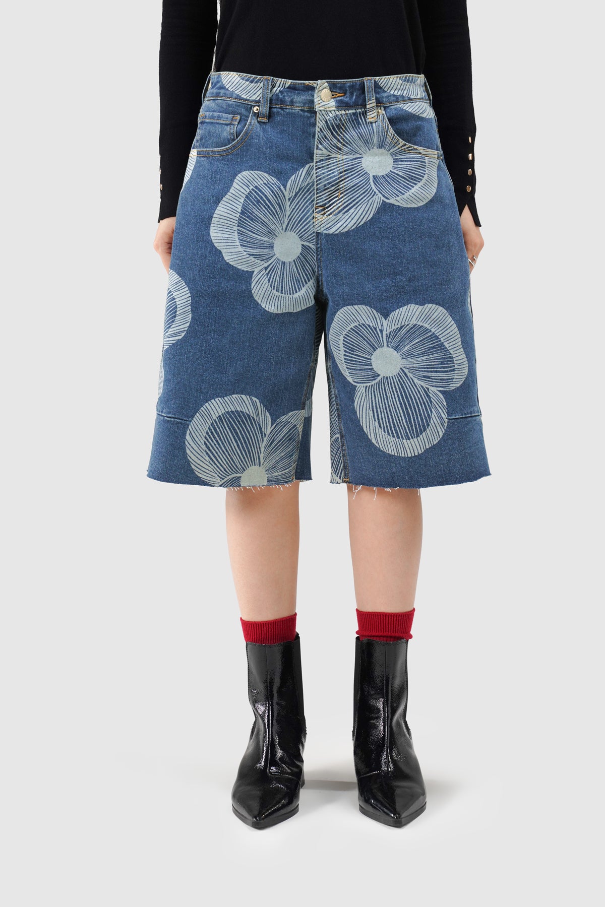 Eloi Denim Short Pants - Indigo