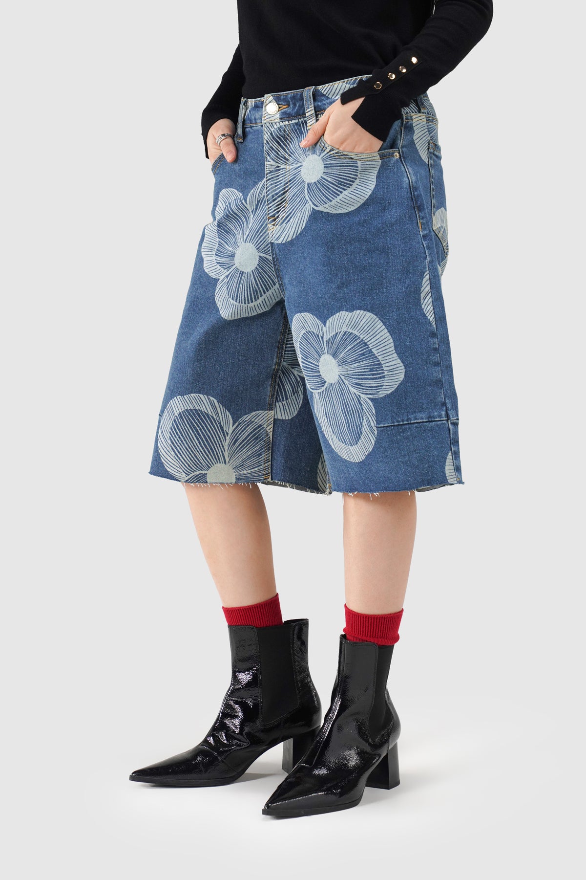 Eloi Denim Short Pants - Indigo