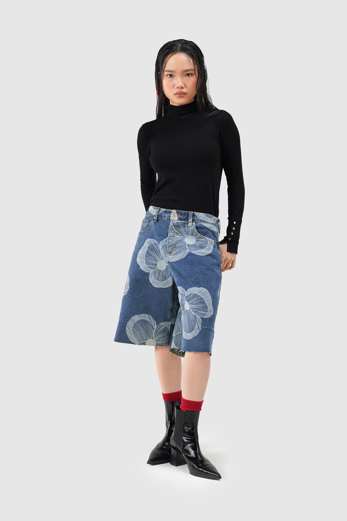 Eloi Denim Short Pants - Indigo