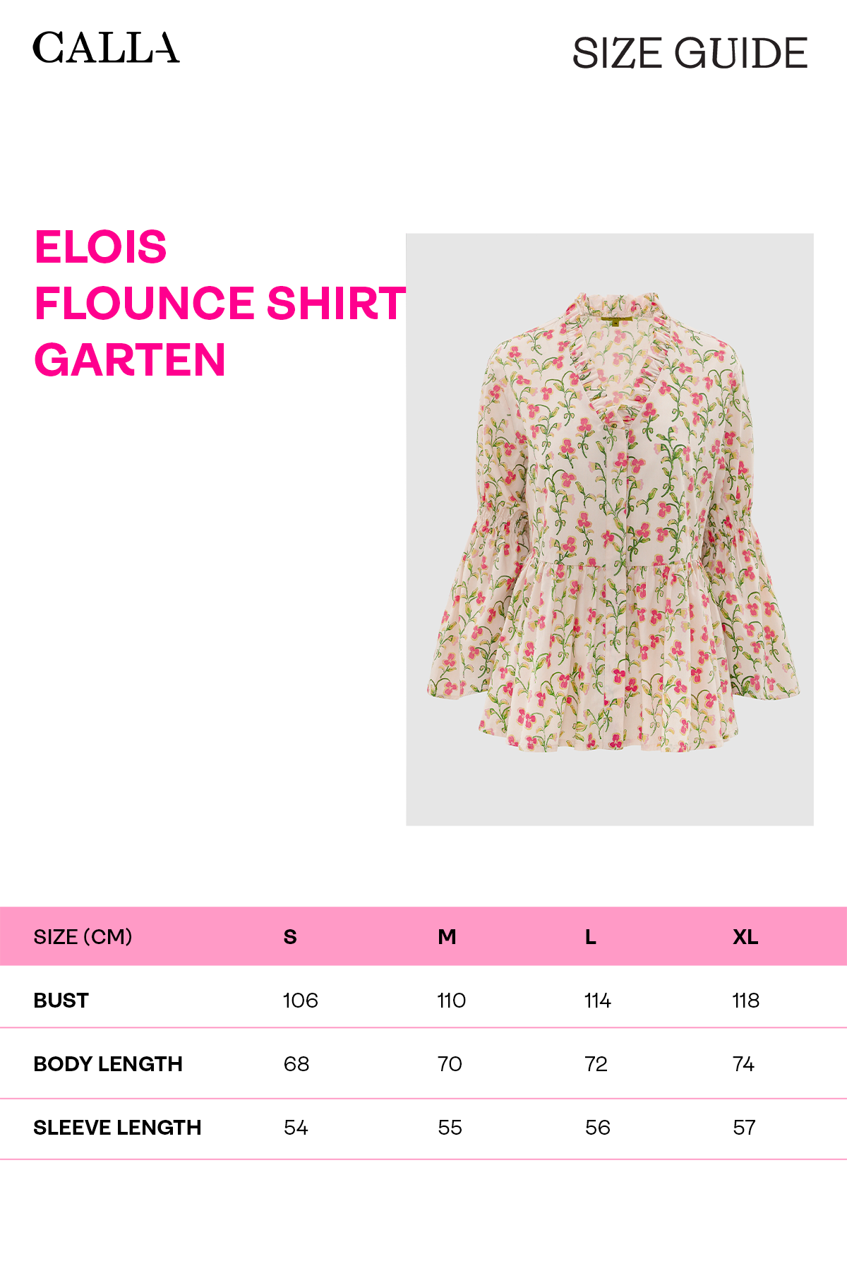 Elois Flounce Shirt - Garten