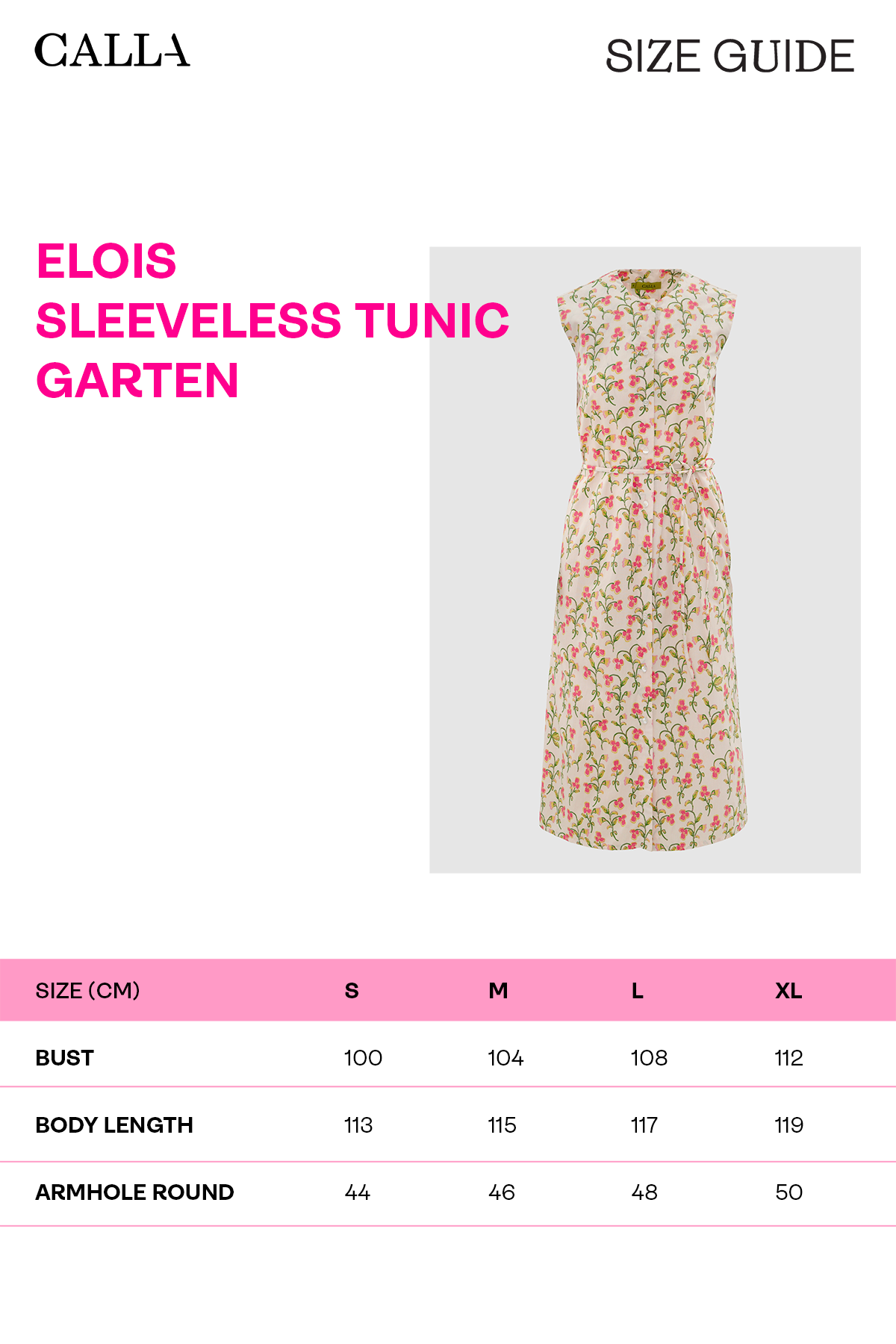 Elois Sleeveless Tunic - Garten