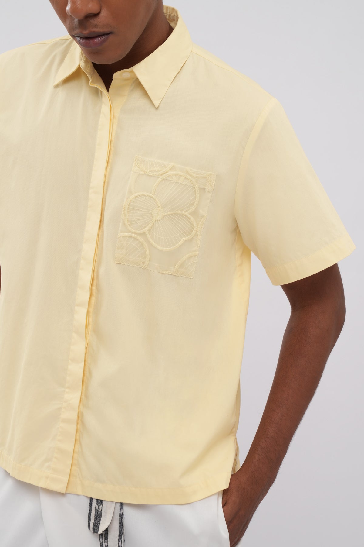 Elora Pocket Shirt - Butter