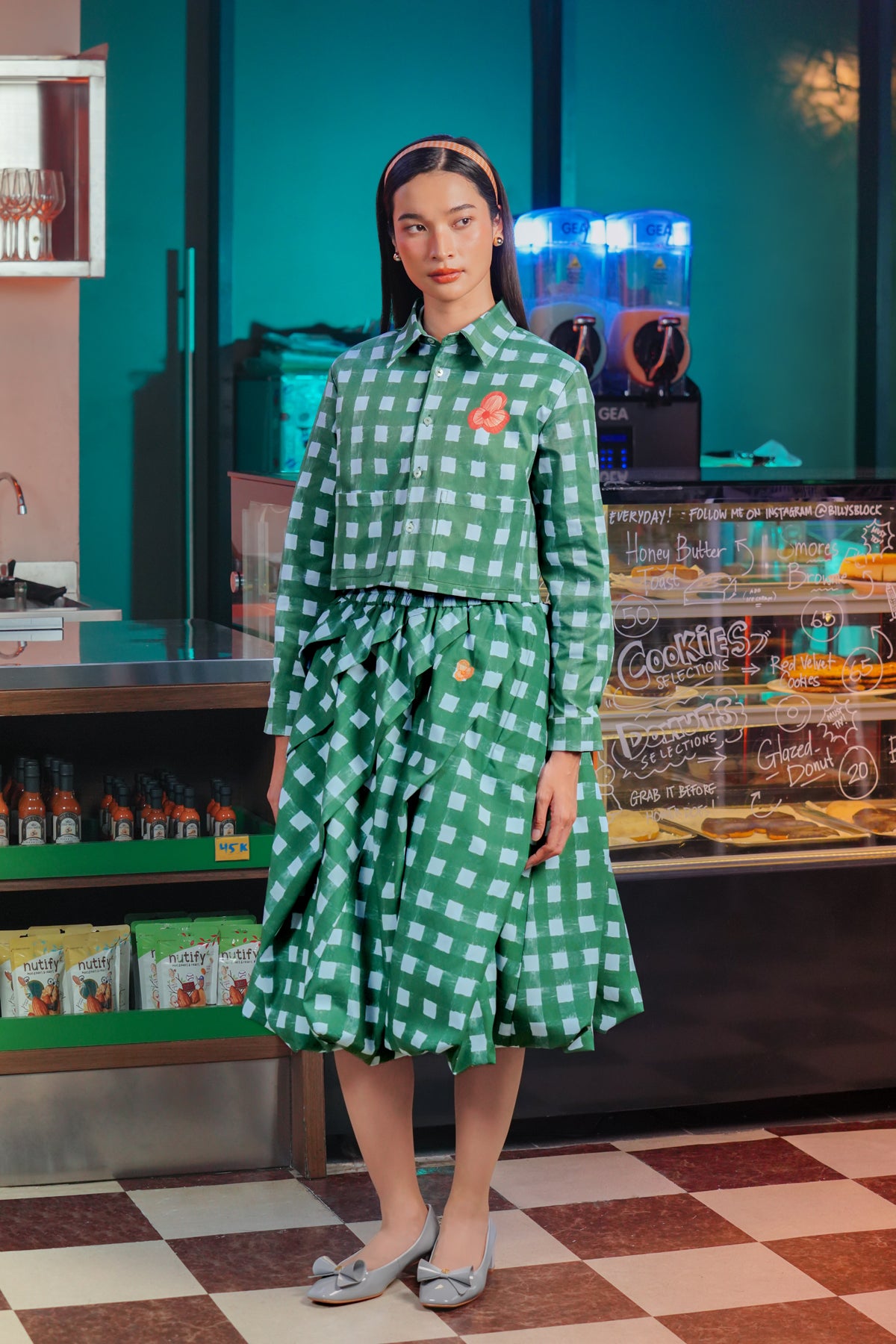 Esmerald Balloon Skirt - Aurora