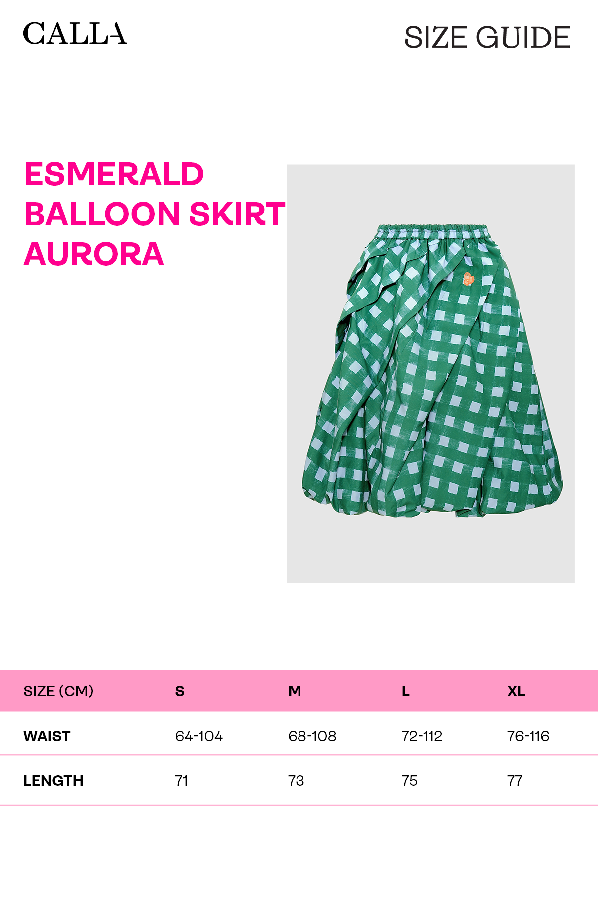 Esmerald Balloon Skirt - Aurora