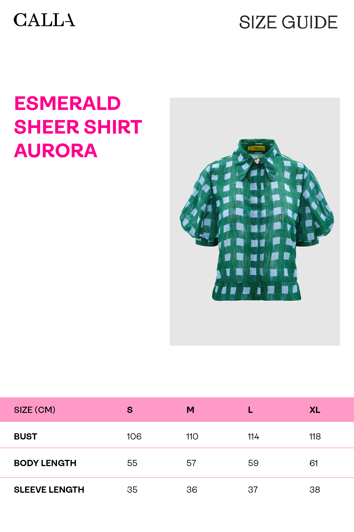 Esmerald Sheer Shirt - Aurora