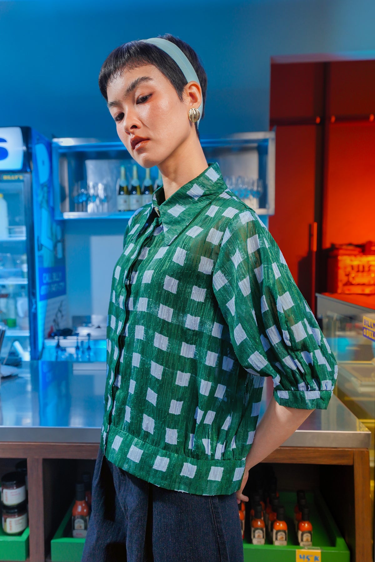 Esmerald Sheer Shirt - Aurora