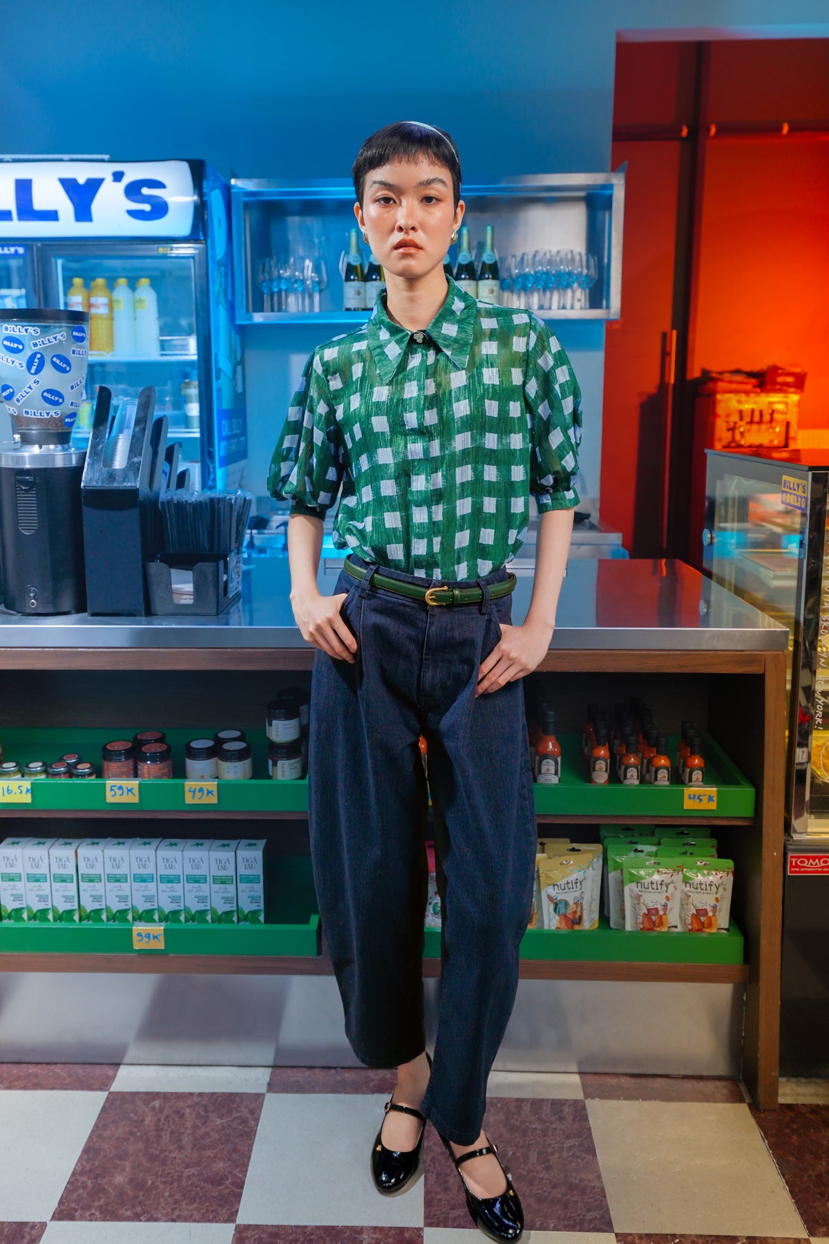 Esmerald Sheer Shirt - Aurora