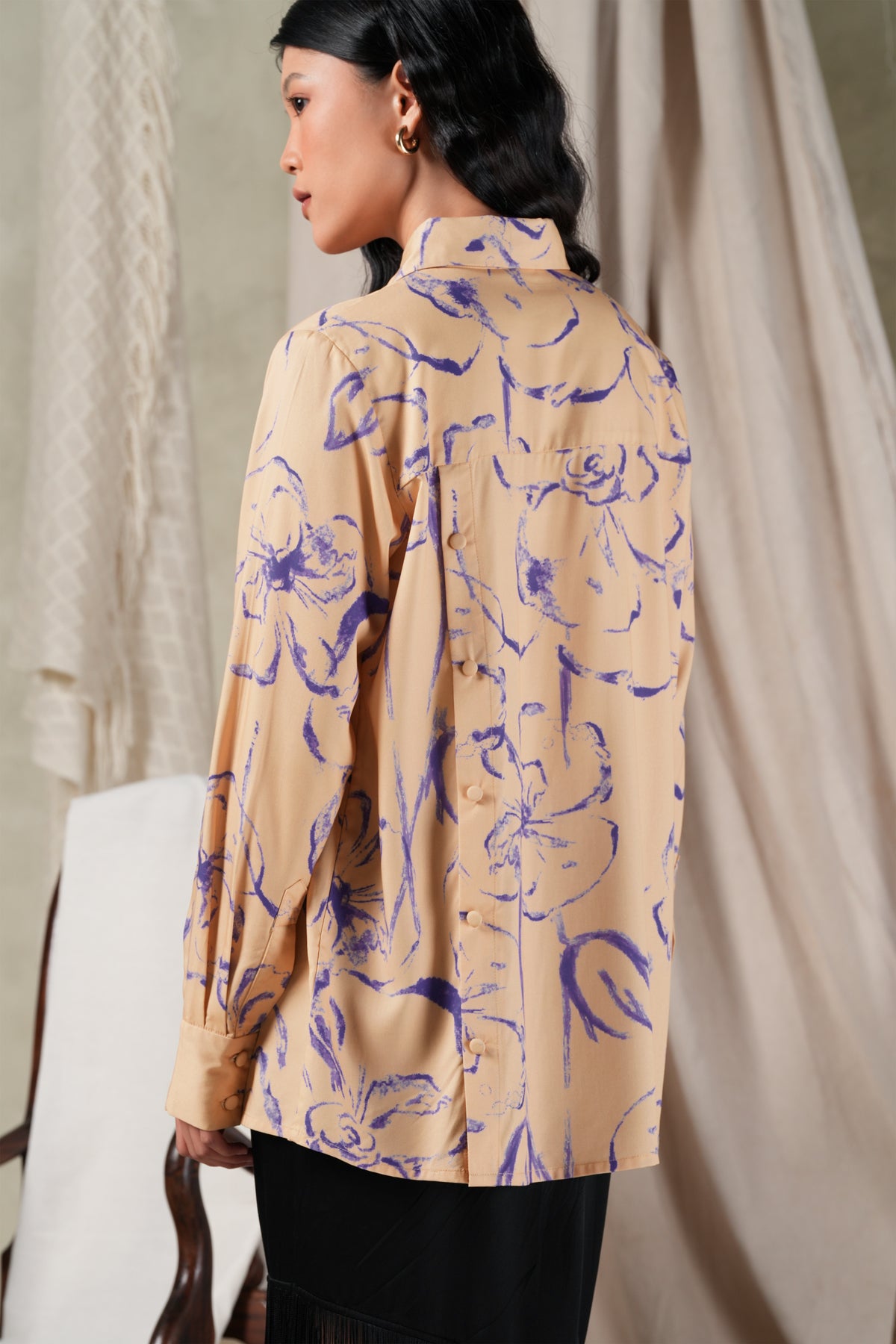 Fioresse Long Shirt - Ecru