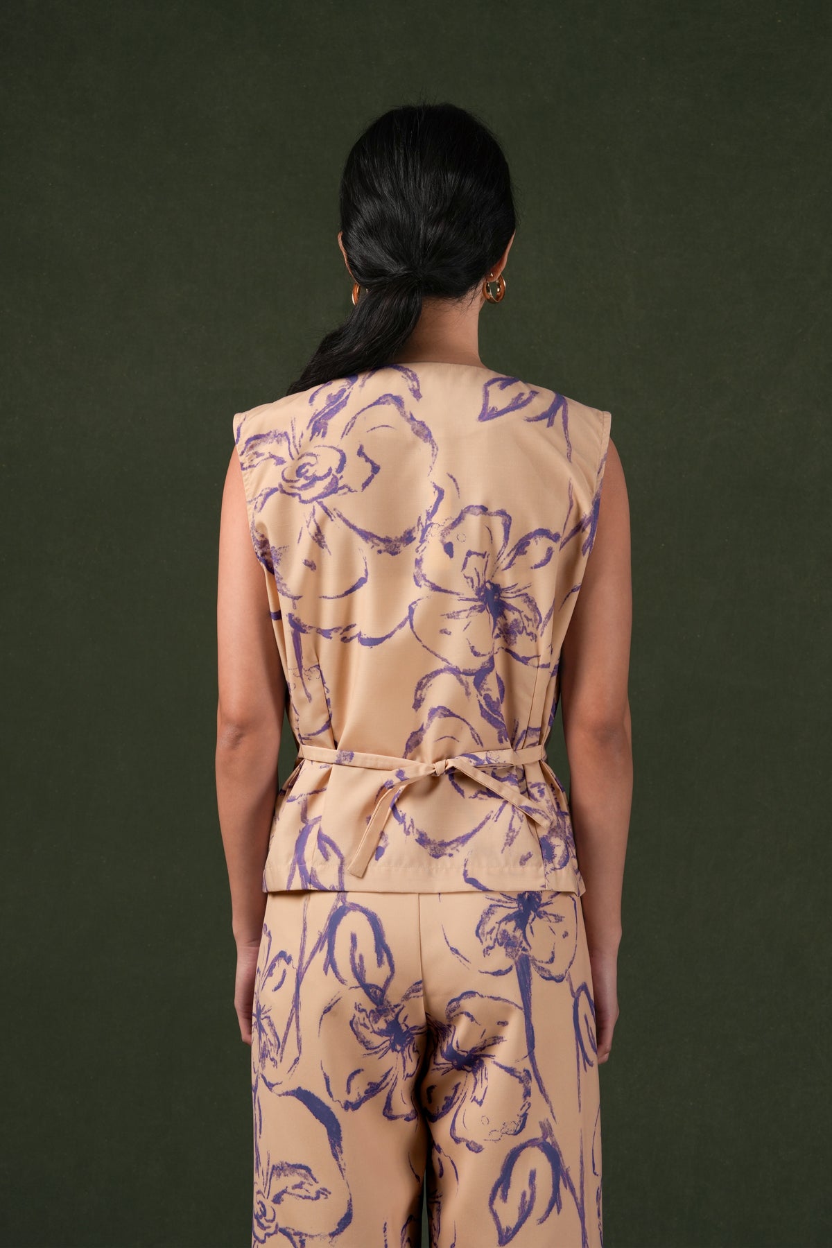 Fioresse Pocket Vest - Ecru