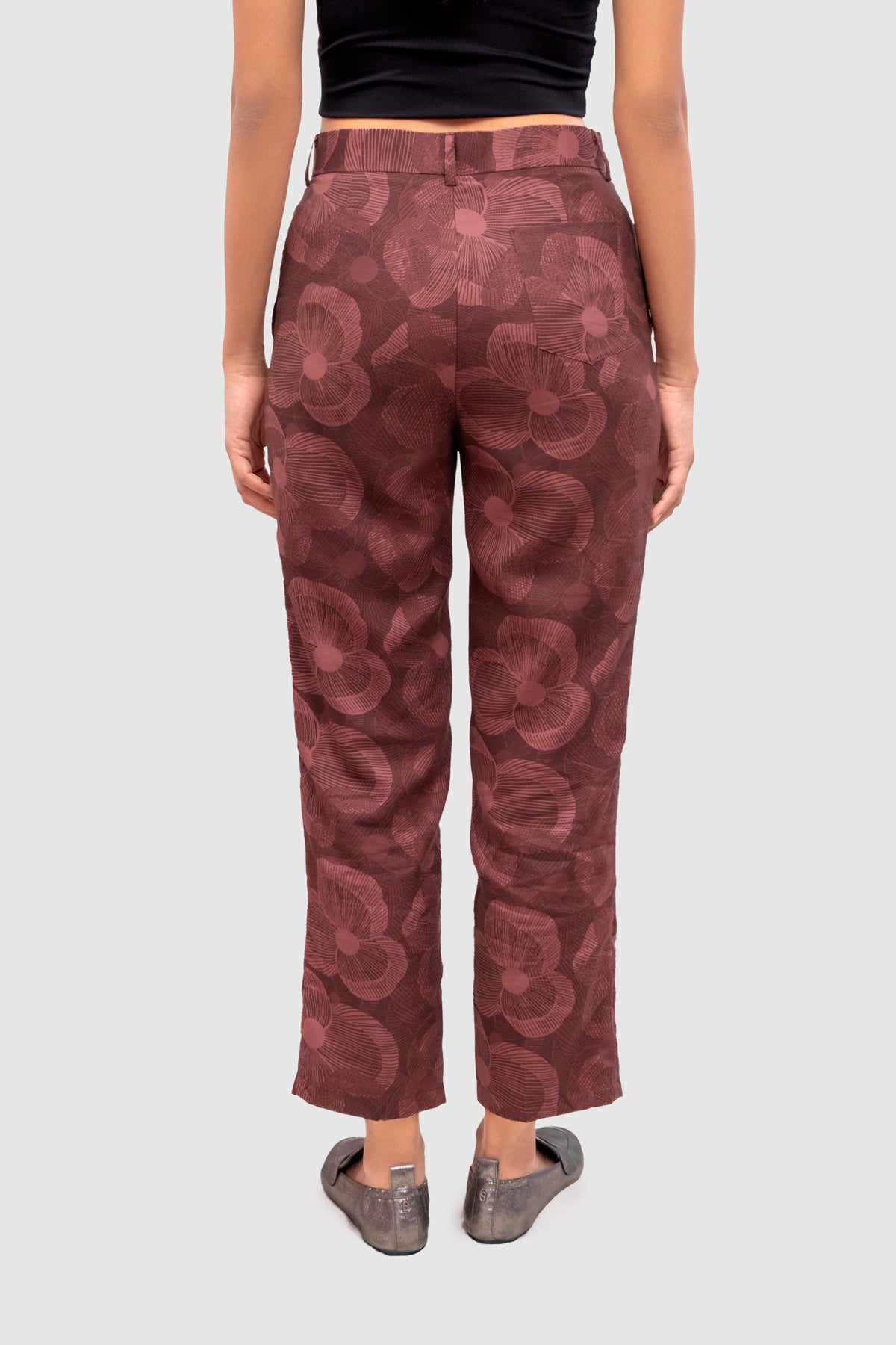 Haze Long Pants - Crimson