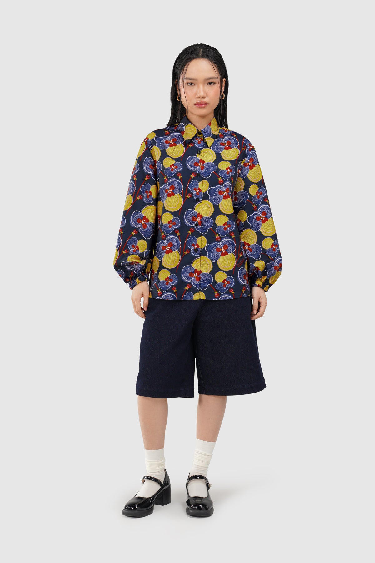 Helena Long Shirt - Midnight