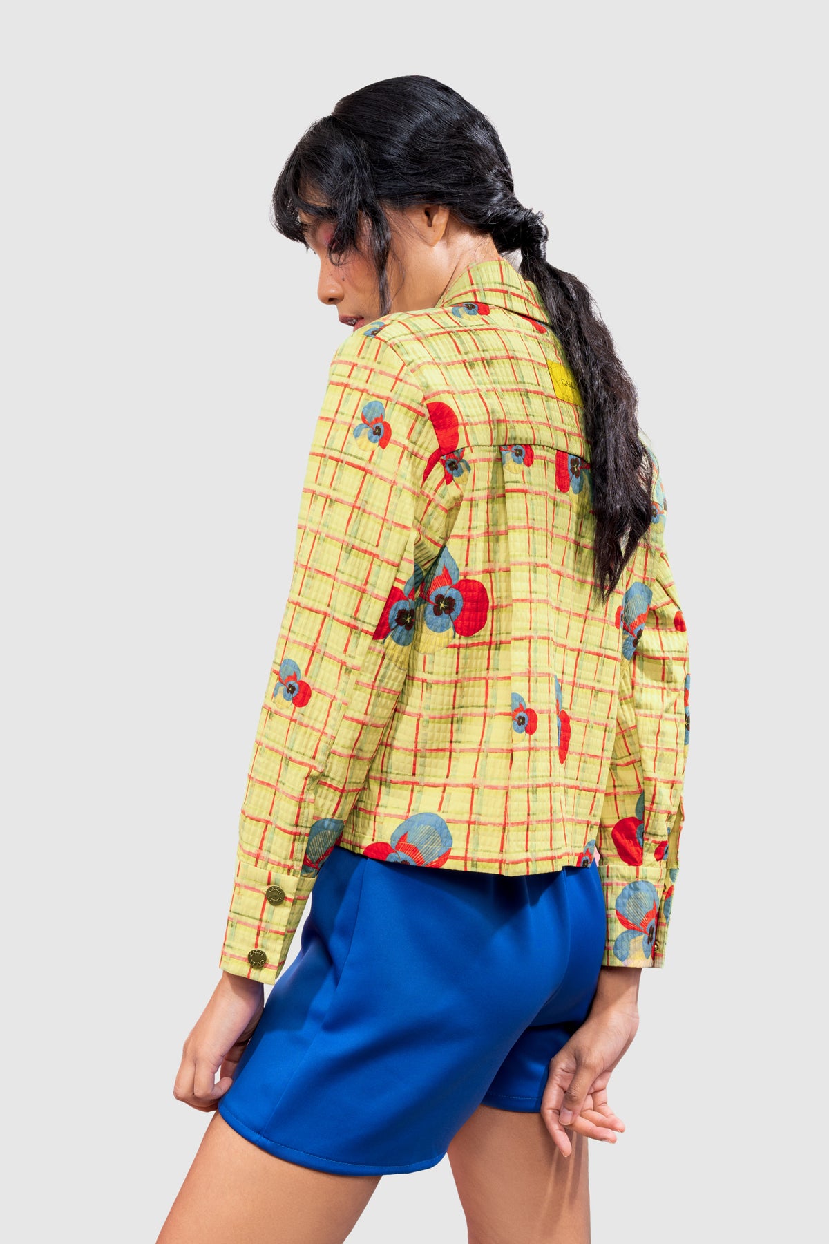 Hema Crop Jacket - Parmesan