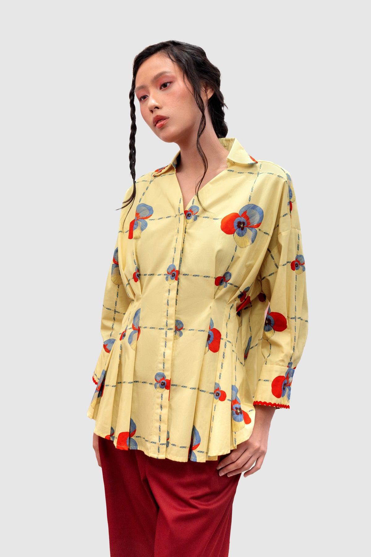 Hema Tucked Waist Shirt - Parmesan
