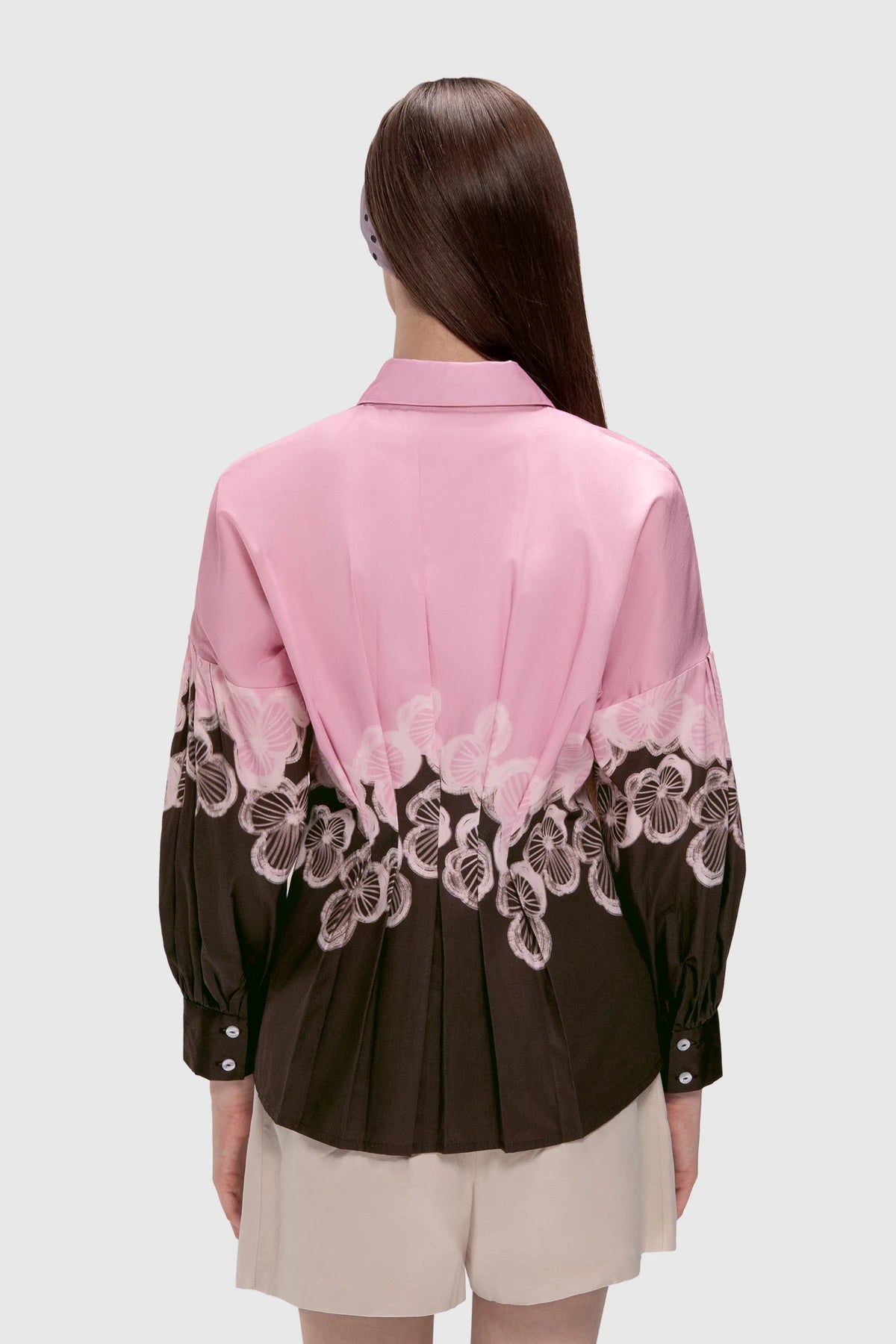 Hazea Tucked Waist Shirt - Berry