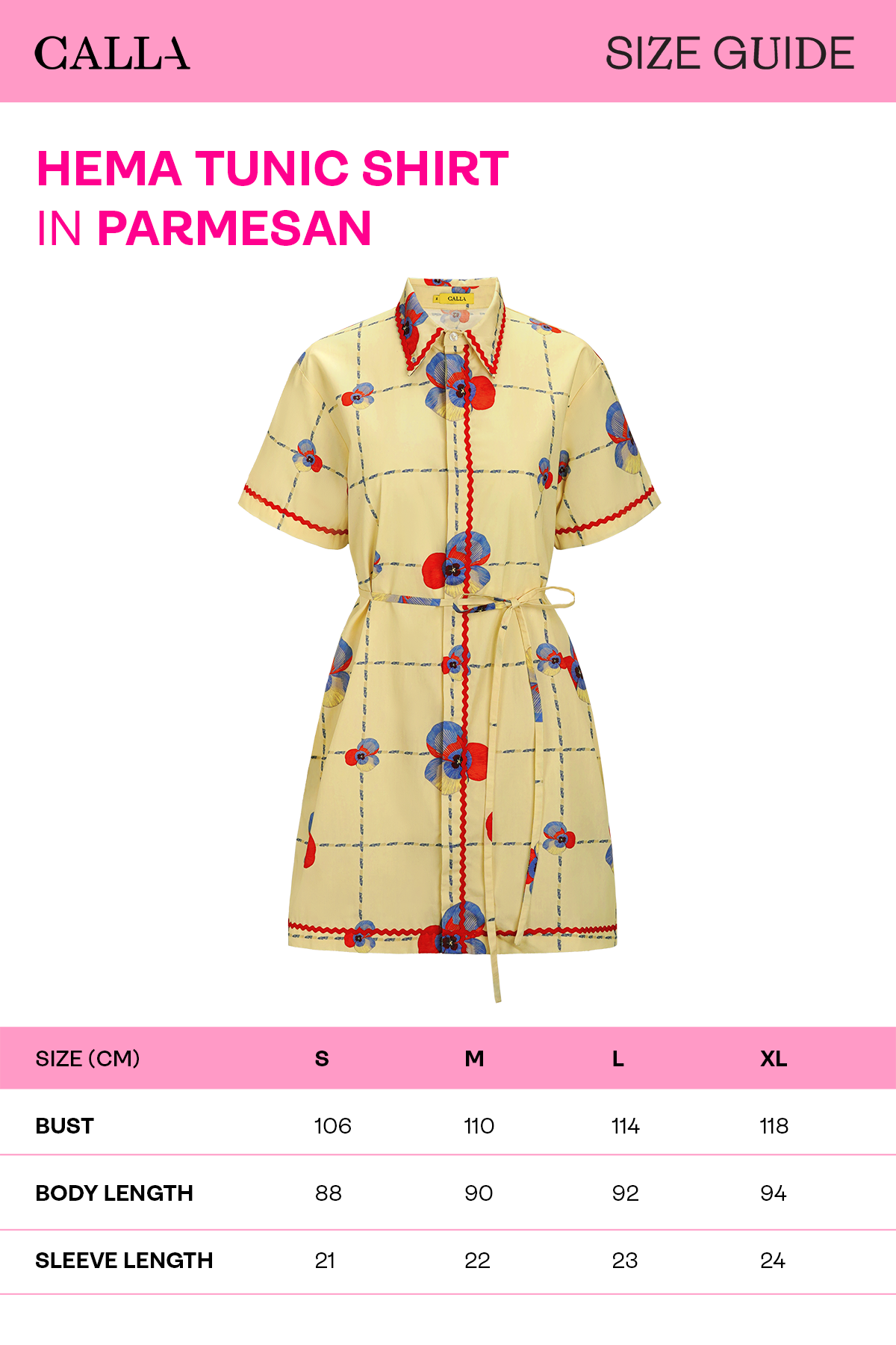 Hema Tunic Shirt - Parmesan