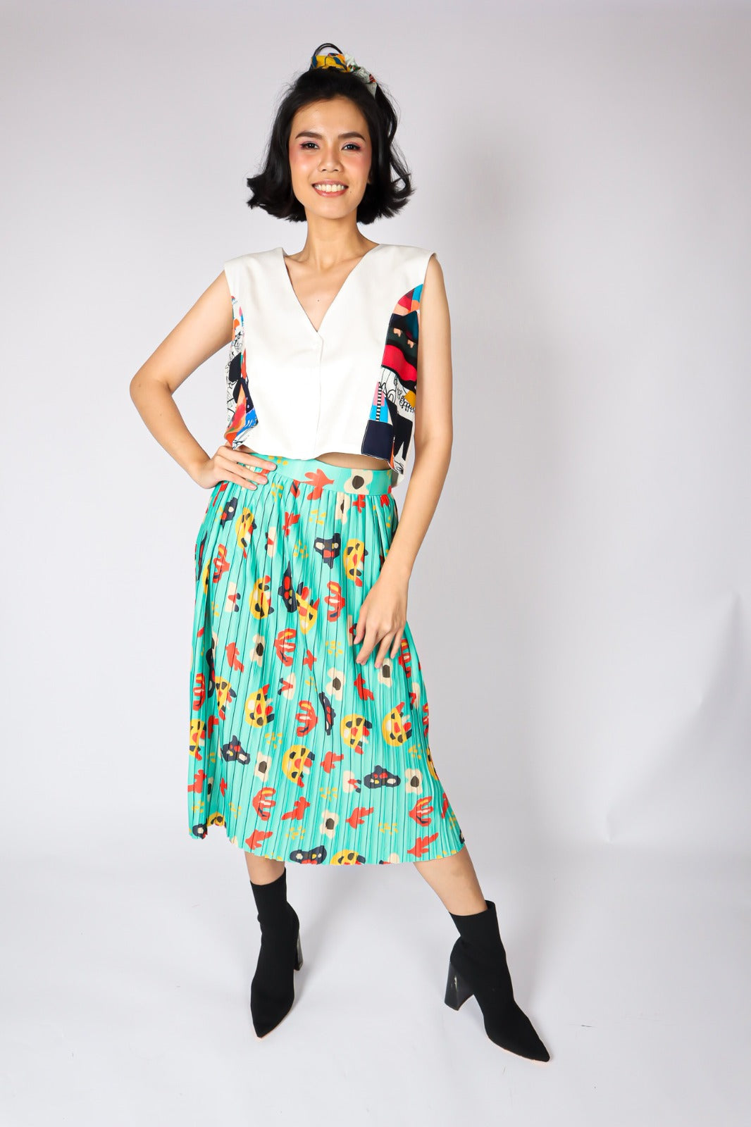 TOOTIE TOSCA PLEATS SKIRT