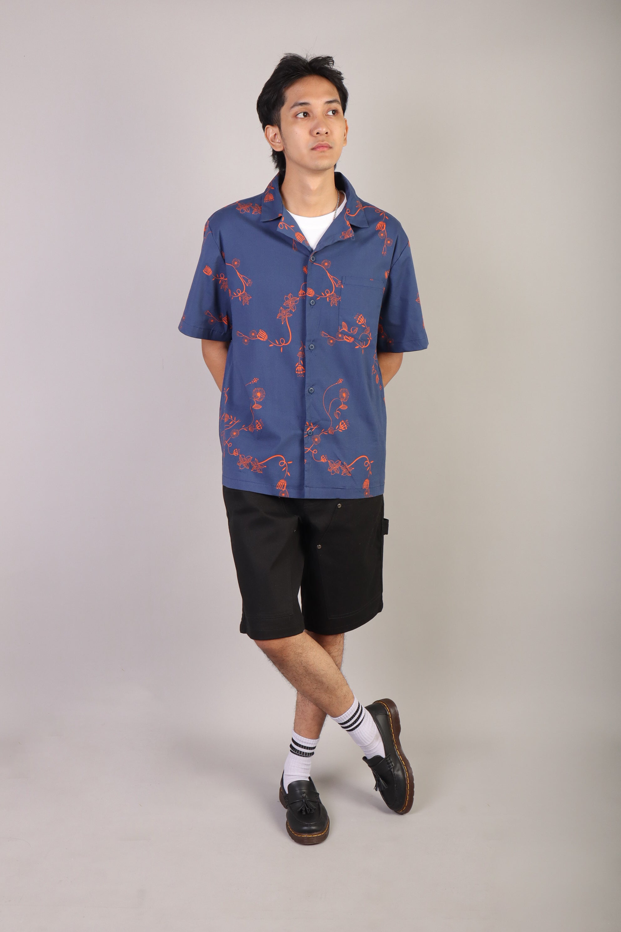 AME ASTER LEISURE SHIRT NAVY