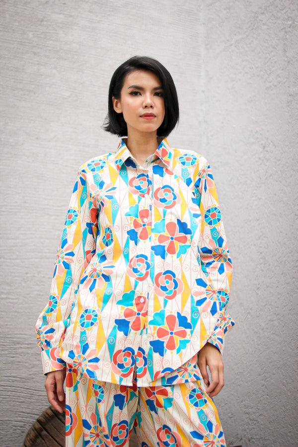 CALLA X WARDAH MARRAKESH OVERSIZED SHIRT