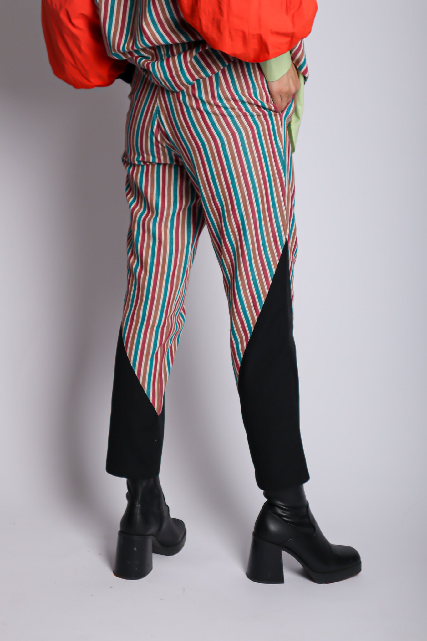 WASTRA MIX PANTS IN RAINBOW